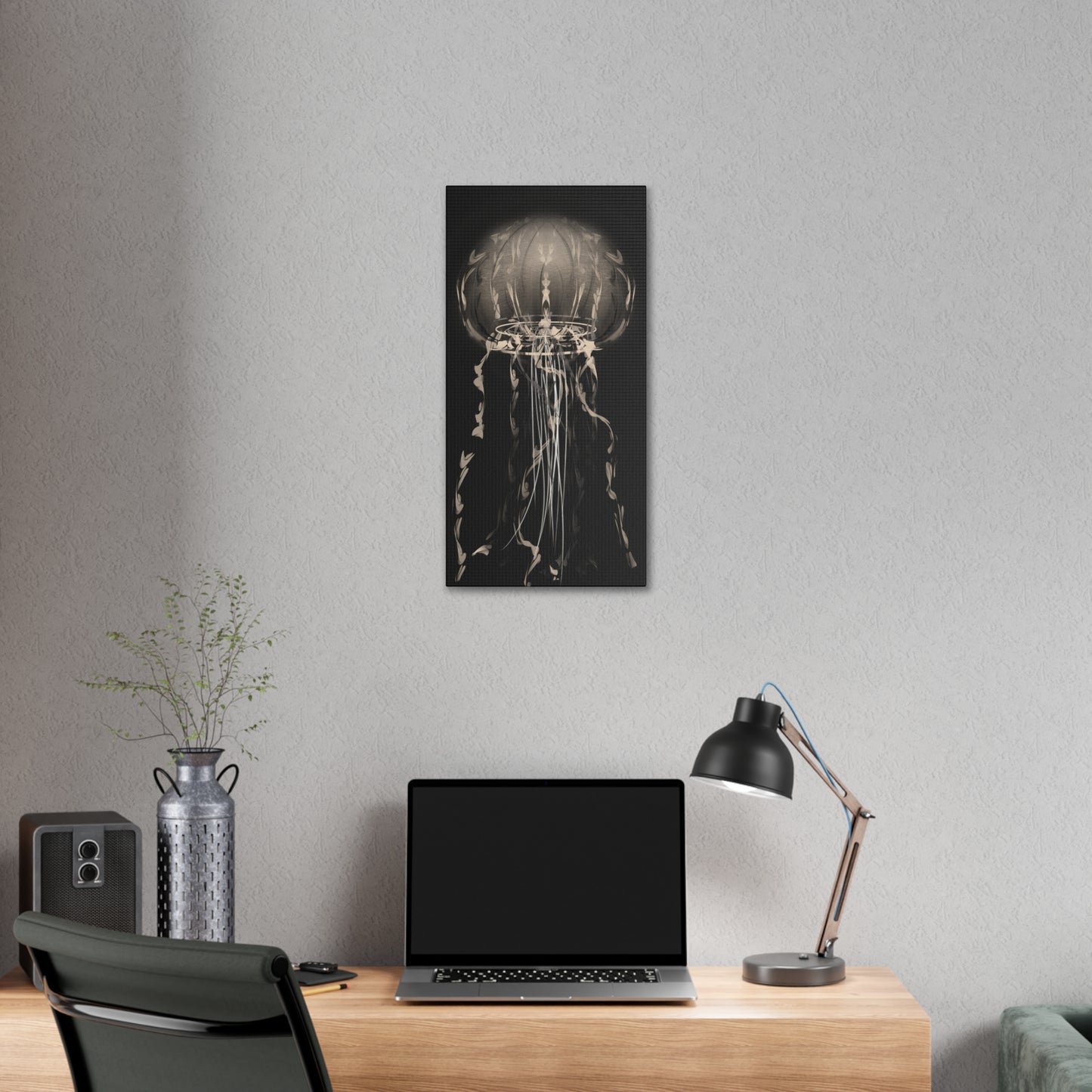 Classy Jellyfish Canvas Print