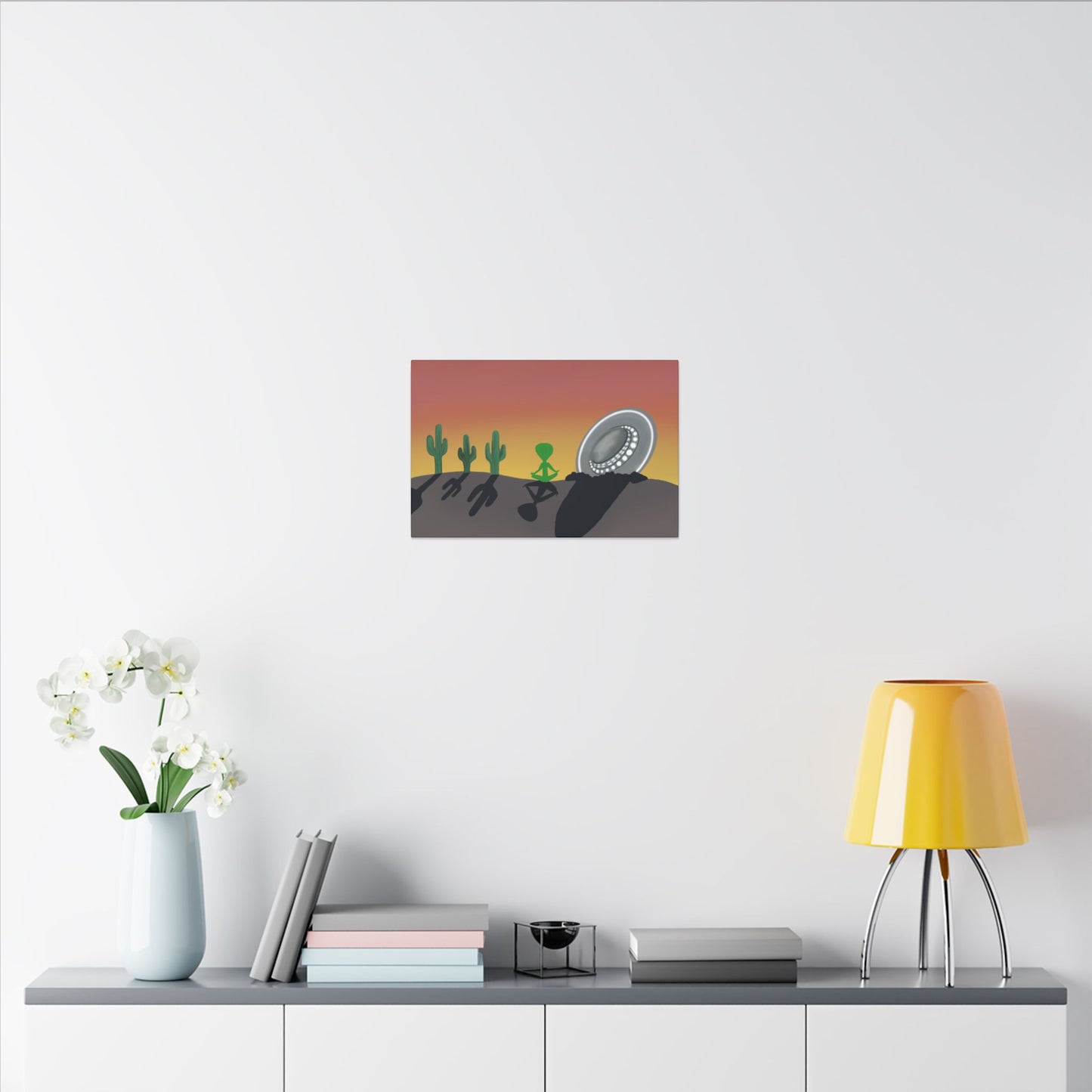 MeditAlien Canvas Print