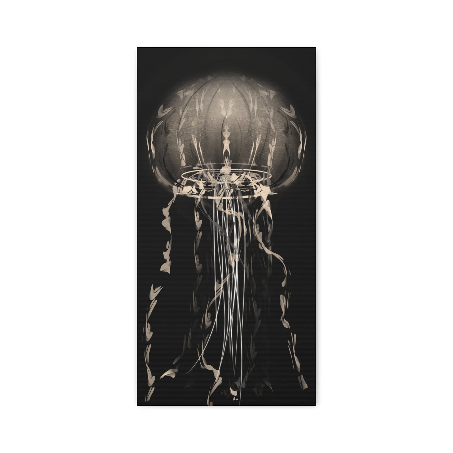 Classy Jellyfish Canvas Print