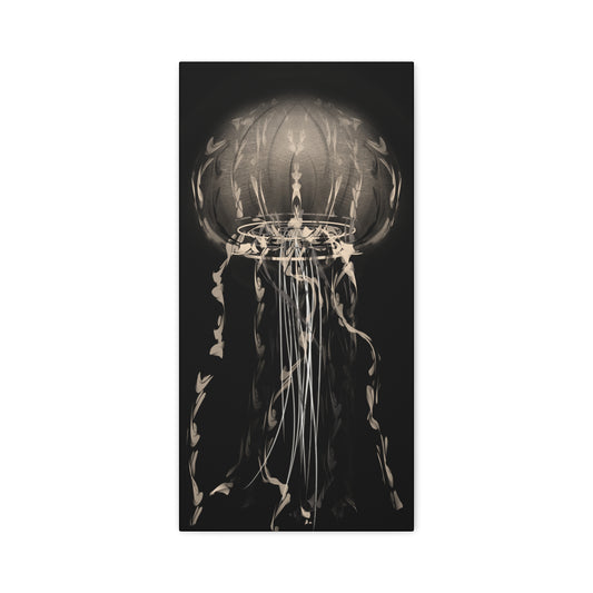 Classy Jellyfish Canvas Print