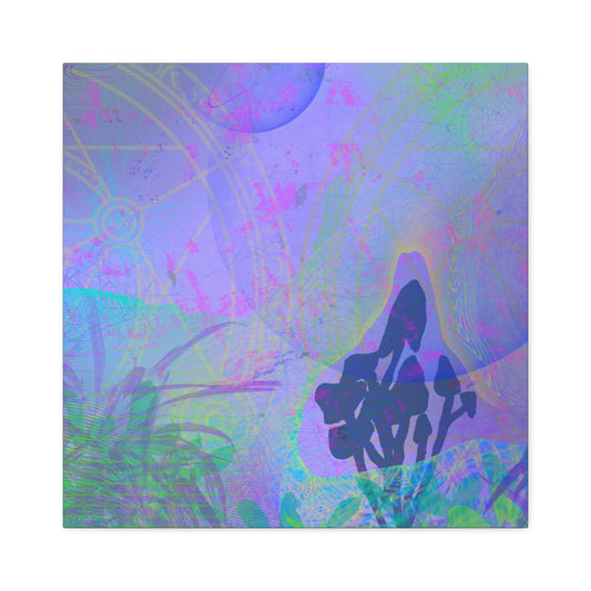 Psychedelic Twilight Canvas Print