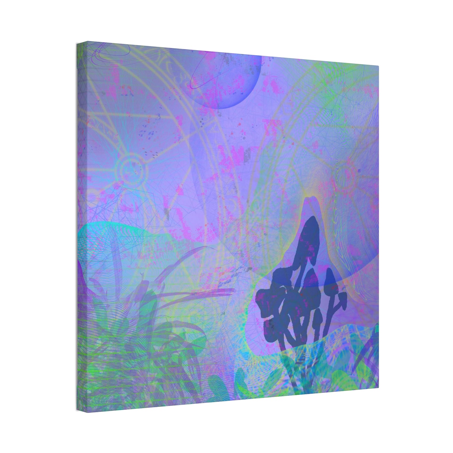 Psychedelic Twilight Canvas Print