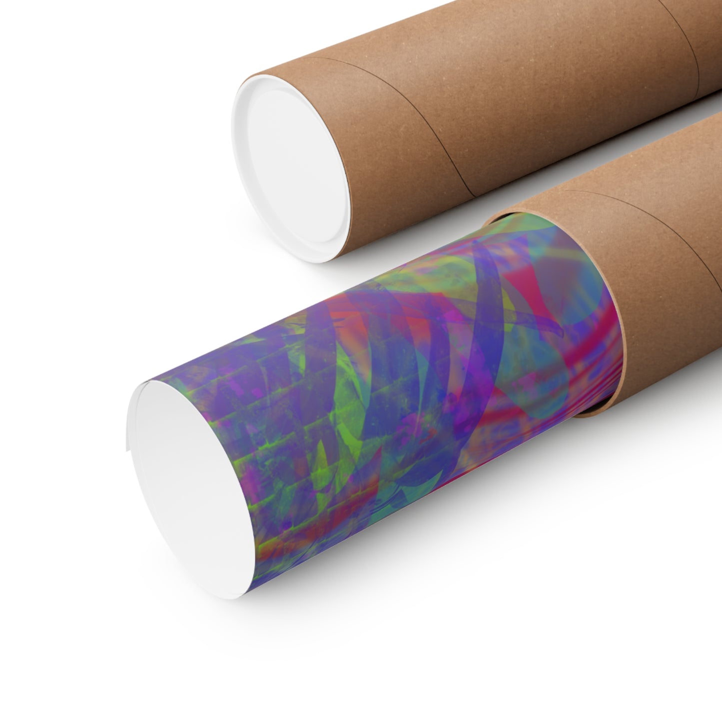 Psychedelic Sunrise Rolled Print
