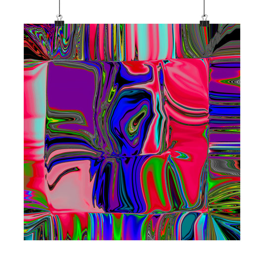 Psychedelic Grim Rolled Print