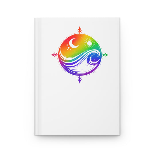 Reflective Hardcover Journal in color— Daily Check-In & Creativity Journal