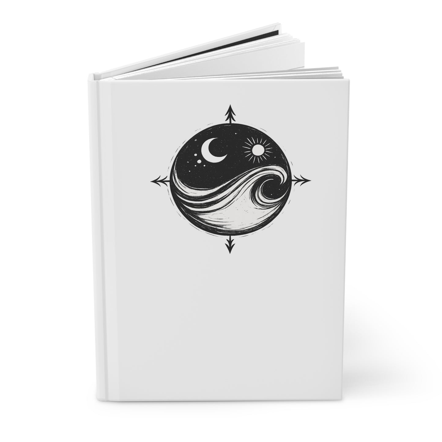 Reflective Hardcover Journal — Daily Check-In & Creativity Journal