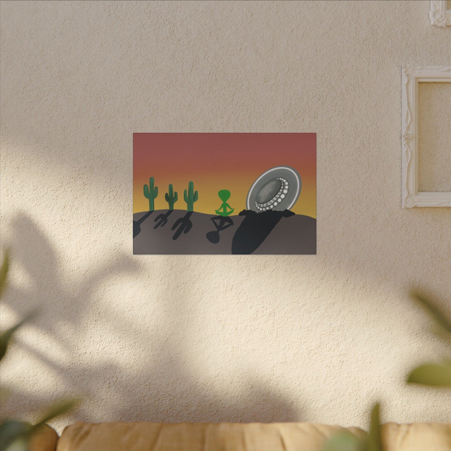 MeditAlien Canvas Print