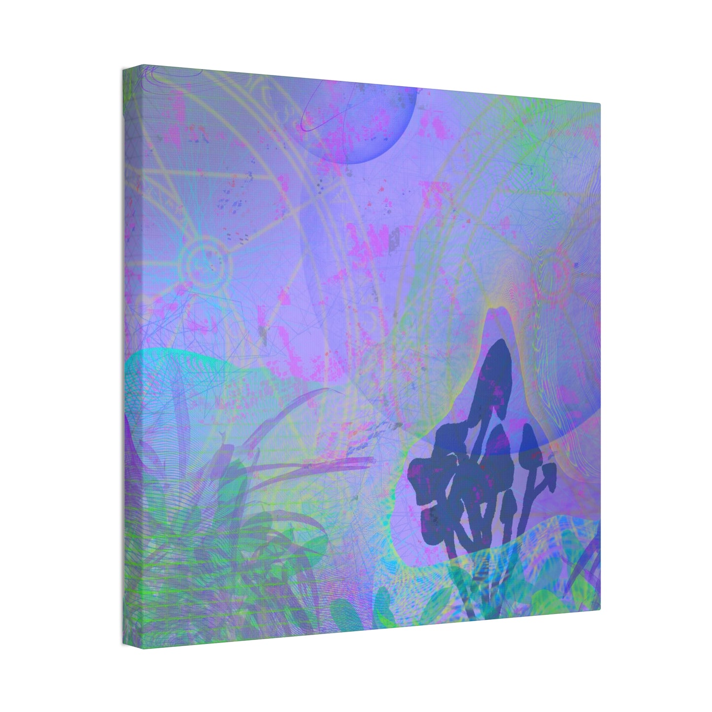 Psychedelic Twilight Canvas Print