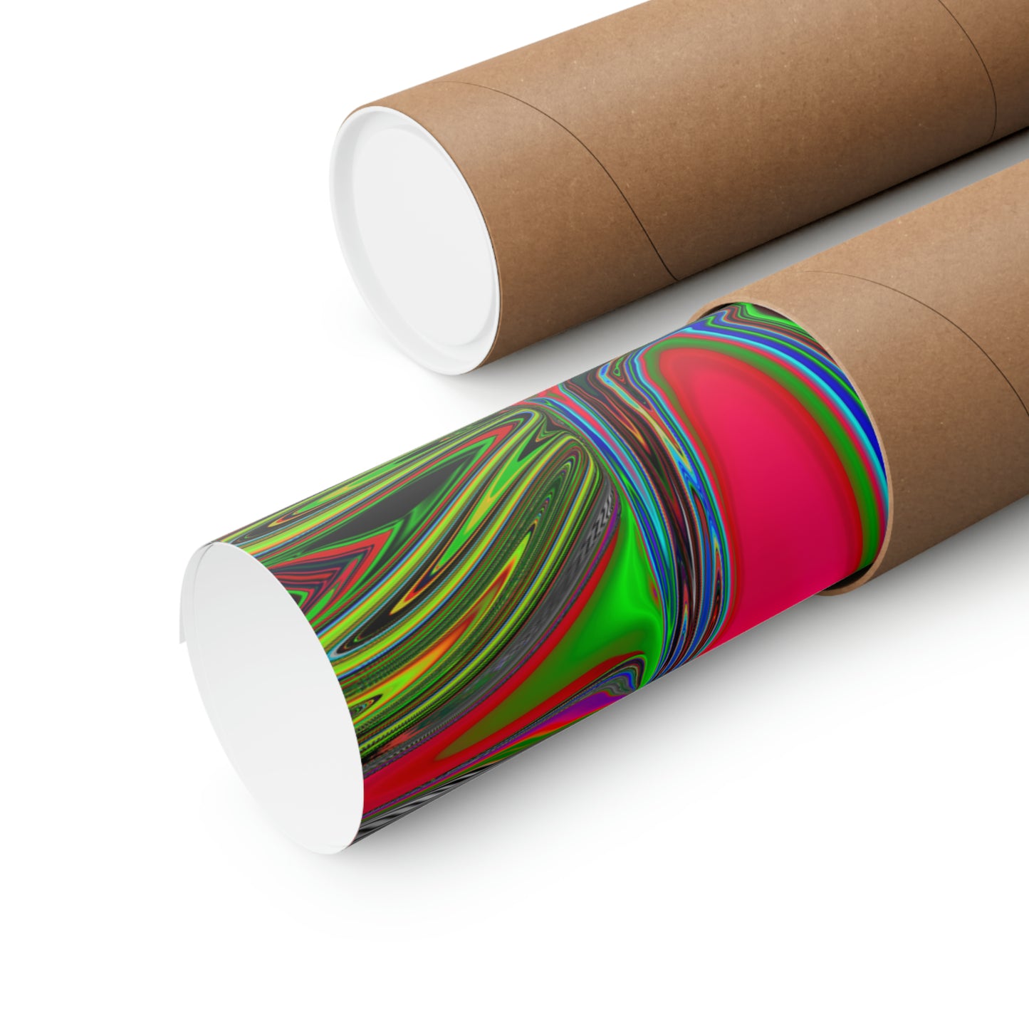 Psychedelic Grim Rolled Print