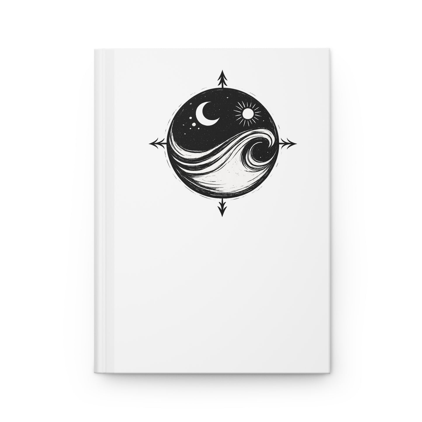 Reflective Hardcover Journal — Daily Check-In & Creativity Journal