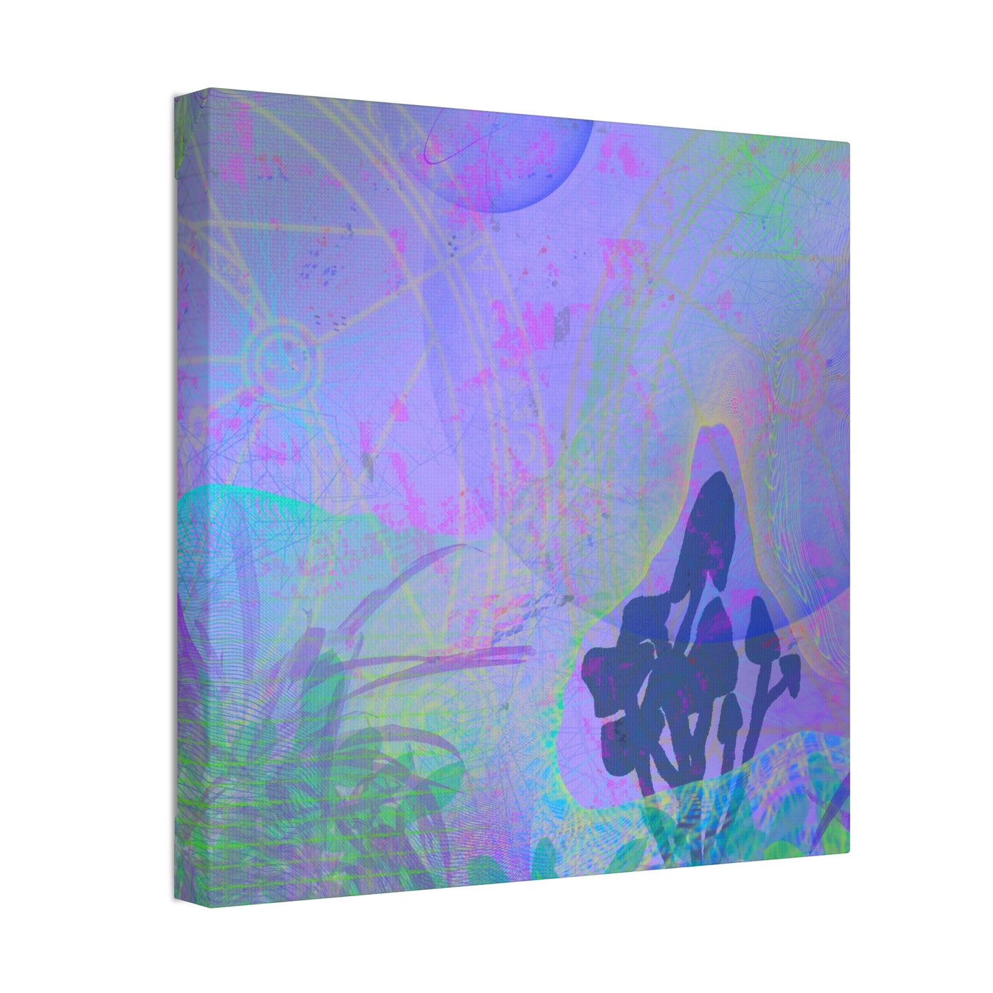 Psychedelic Twilight Canvas Print