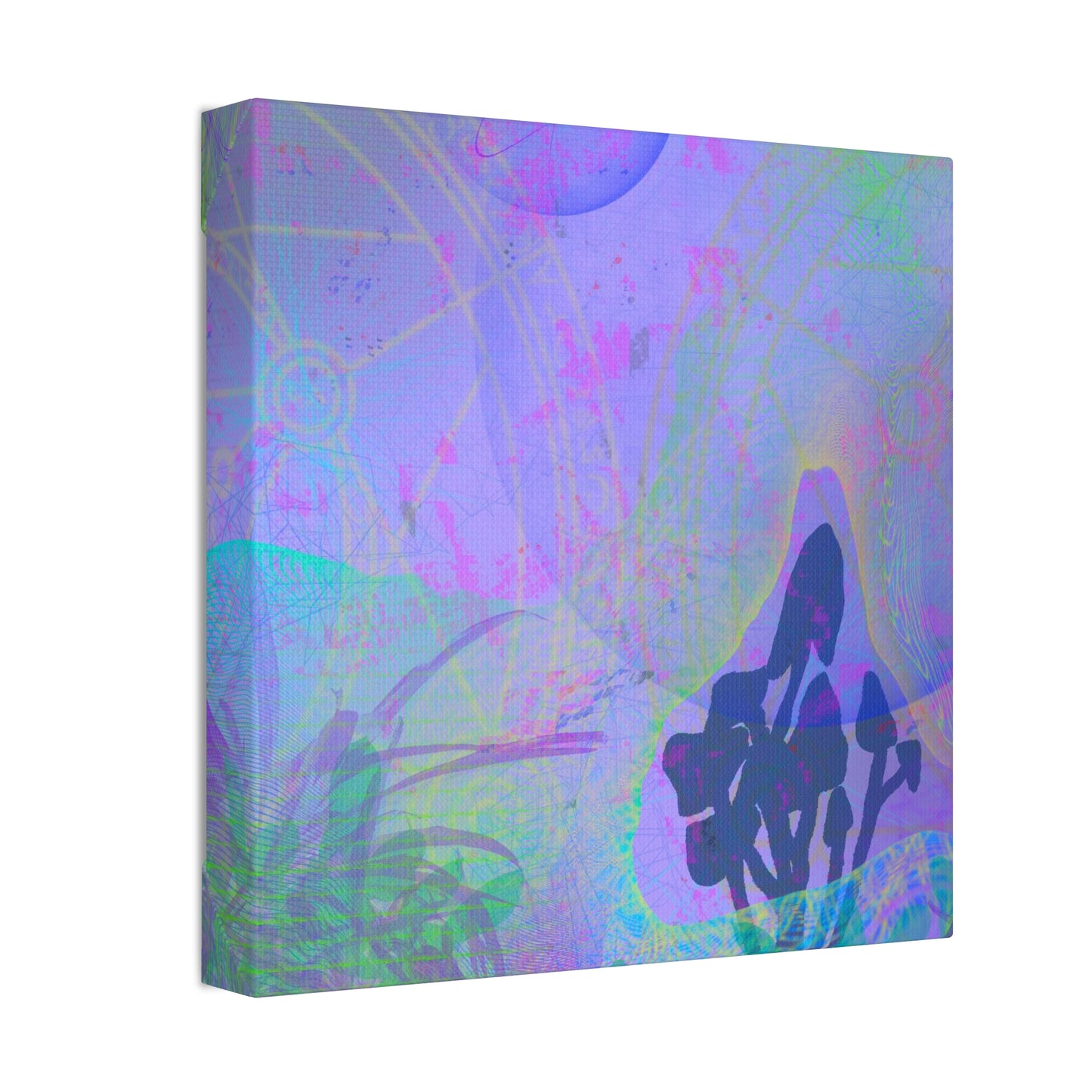 Psychedelic Twilight Canvas Print