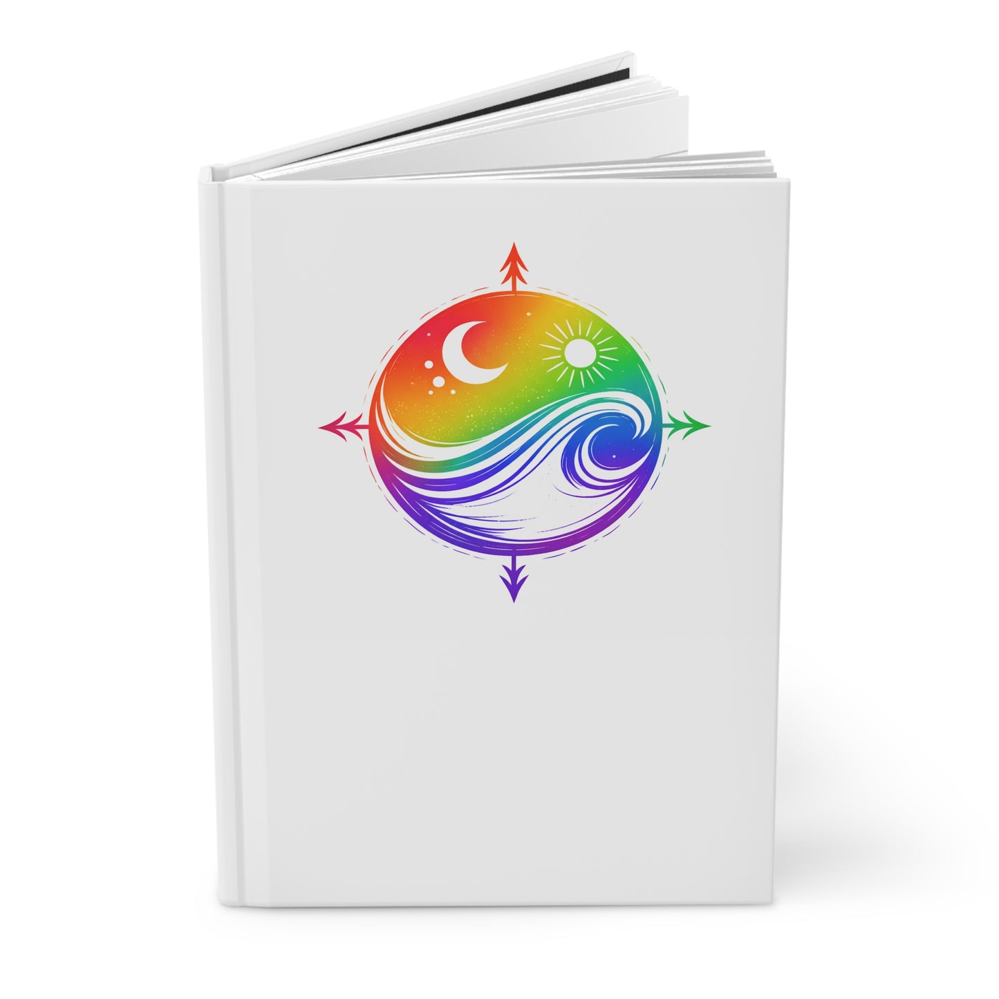 Reflective Hardcover Journal in color— Daily Check-In & Creativity Journal