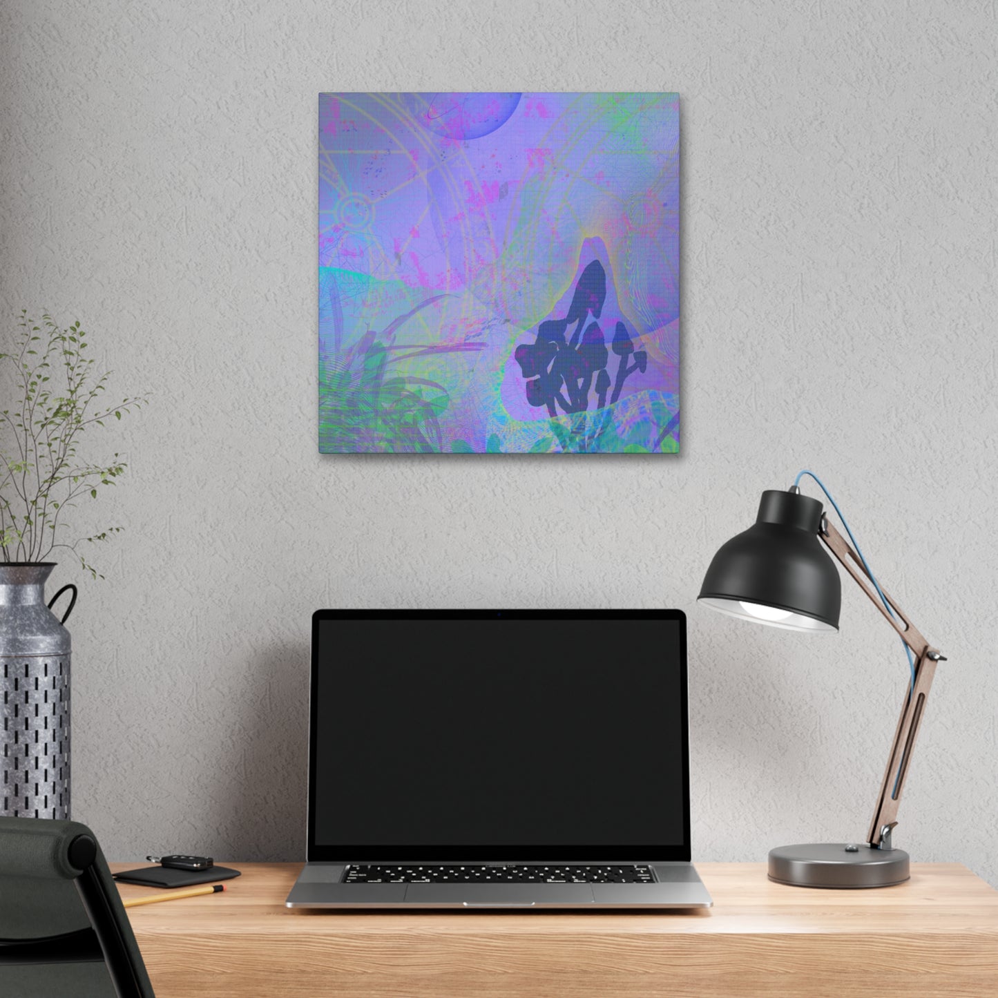 Psychedelic Twilight Canvas Print
