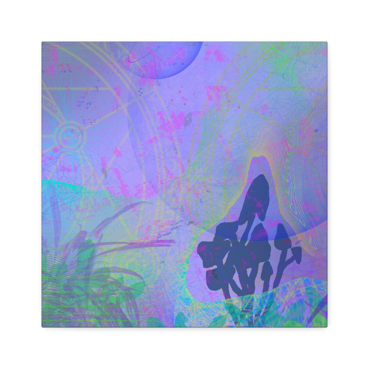 Psychedelic Twilight Canvas Print