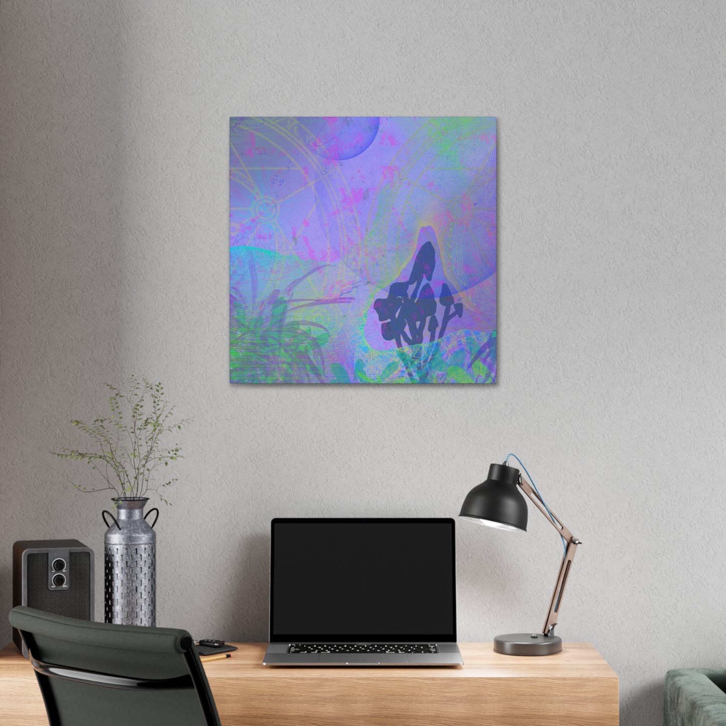 Psychedelic Twilight Canvas Print